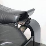 Leather Armchair by Åke Fribytter for Nelo Möbel, Sweden, 1970s