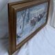 Painting Russian school Oil on canvas / cardboard signed framed dimensions: height -33cm - width -69cm