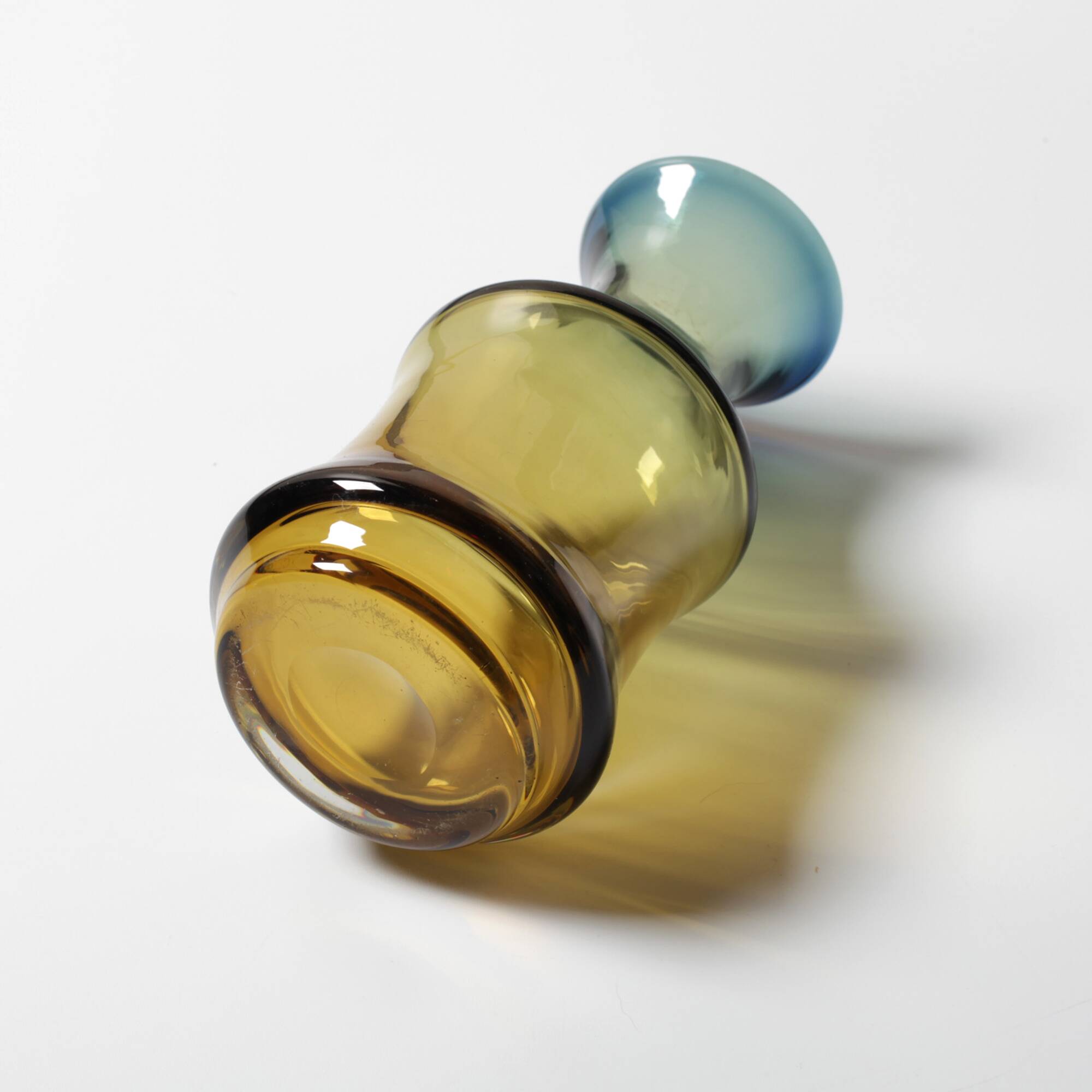 Vintage “Havana” Glass Gradient Vase by Per Lütken for Holmegaard / Denmark