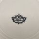 Set of 4 porcelain dessert plates