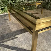 Grande table basse Guy Lefèvre pour maison Jansen années 70