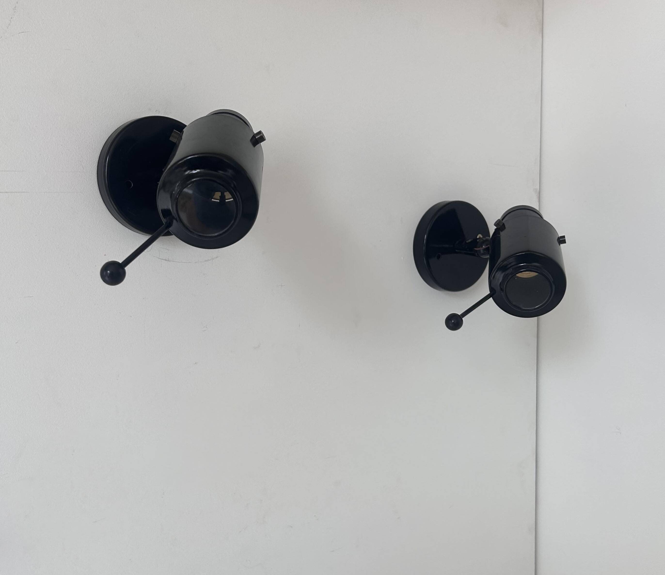 Pair of vintage Zodiac wall lights, Jacques Biny Lita 1965