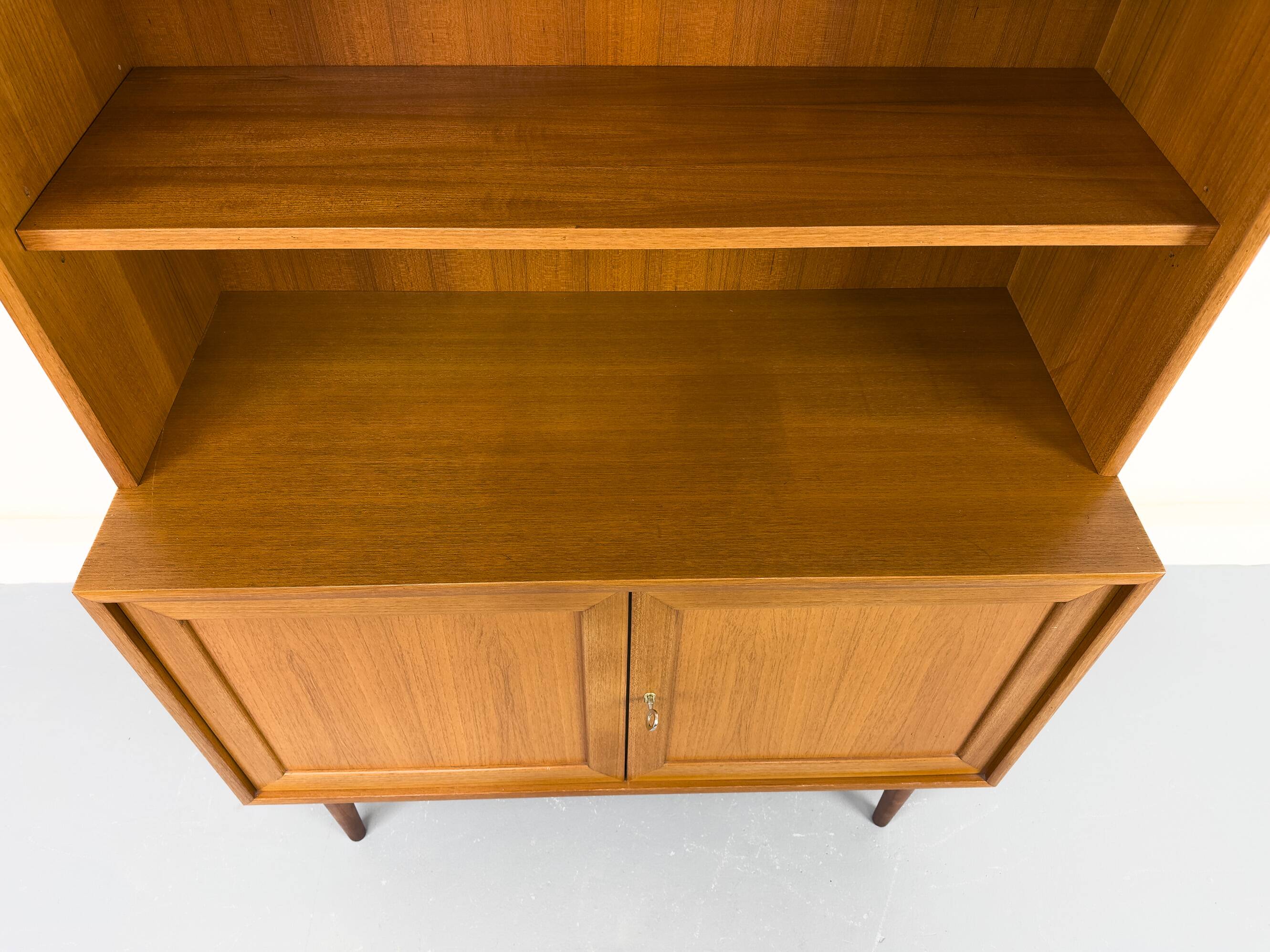 Teak bookcase from WK Möbel, 1960s