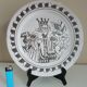 Assiette céramique d'art émaillée, signé La Tournerie, années 60/70