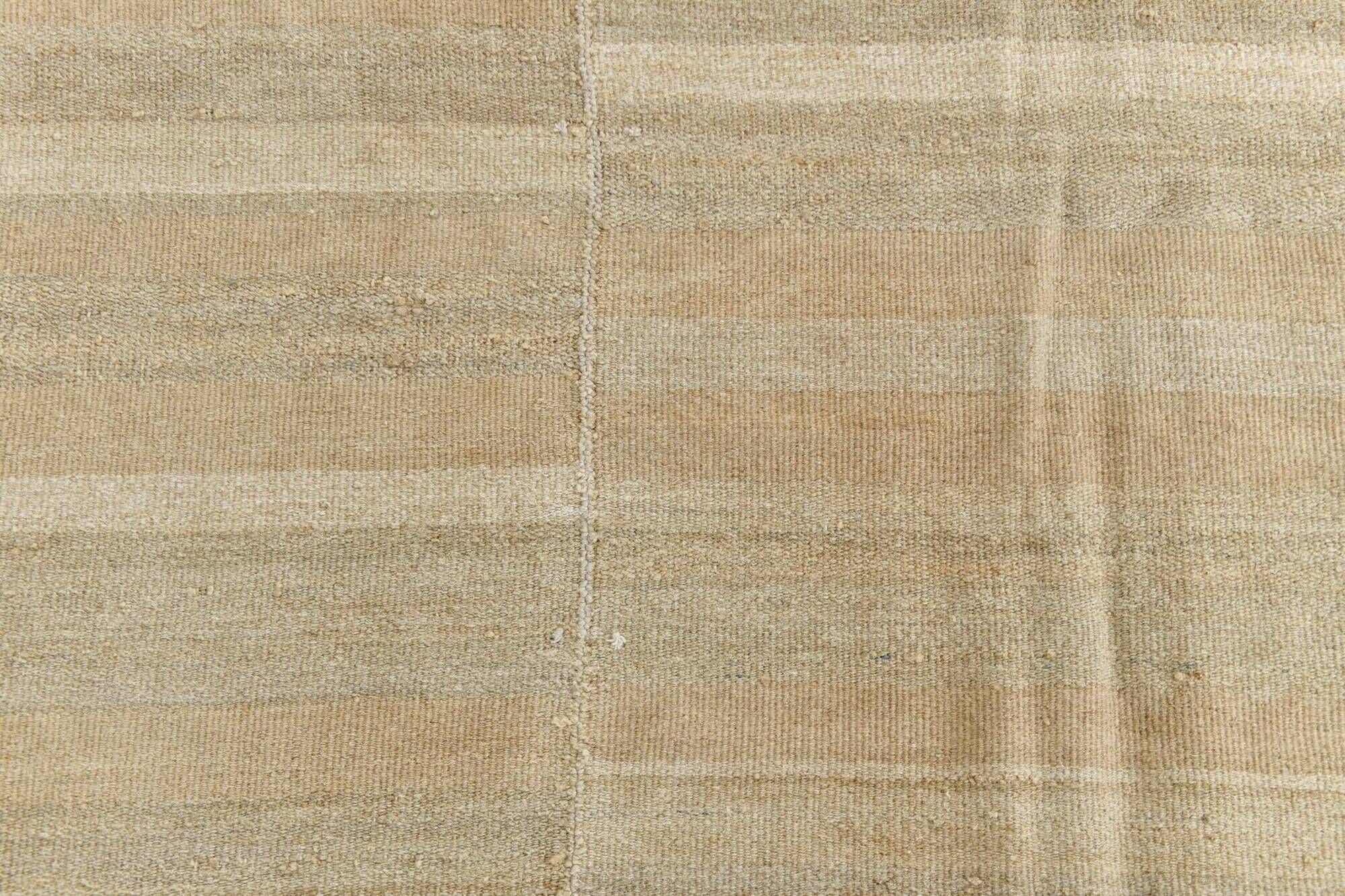 Tapis Kilim surdimensionné beige et crème 8x10, 234x294 cm