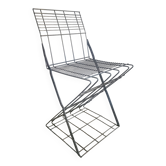 Zigzag metal chair