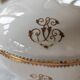 Paris porcelain sugar bowl