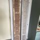 Old wooden french louvre shutters
