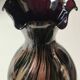 Corolle design vase in blown Murano art glass/Designer V. Nason. 70s. High 25 cm