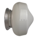 Antique ceiling light or vintage wall light in xl opaline