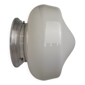 Antique ceiling light or vintage wall light in xl opaline