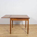 Mid-Century Square Extendable Teak Dining Table, Denmark, 1960s