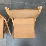 Vintage Italian folding chairs by Ilmari Tapiovaara for Olivo Italy, set of 3.