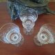 Verres en cristal début XXème