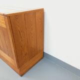 Charlotte Perriand style Les Arcs vintage pine storage unit from the 60s and 70s