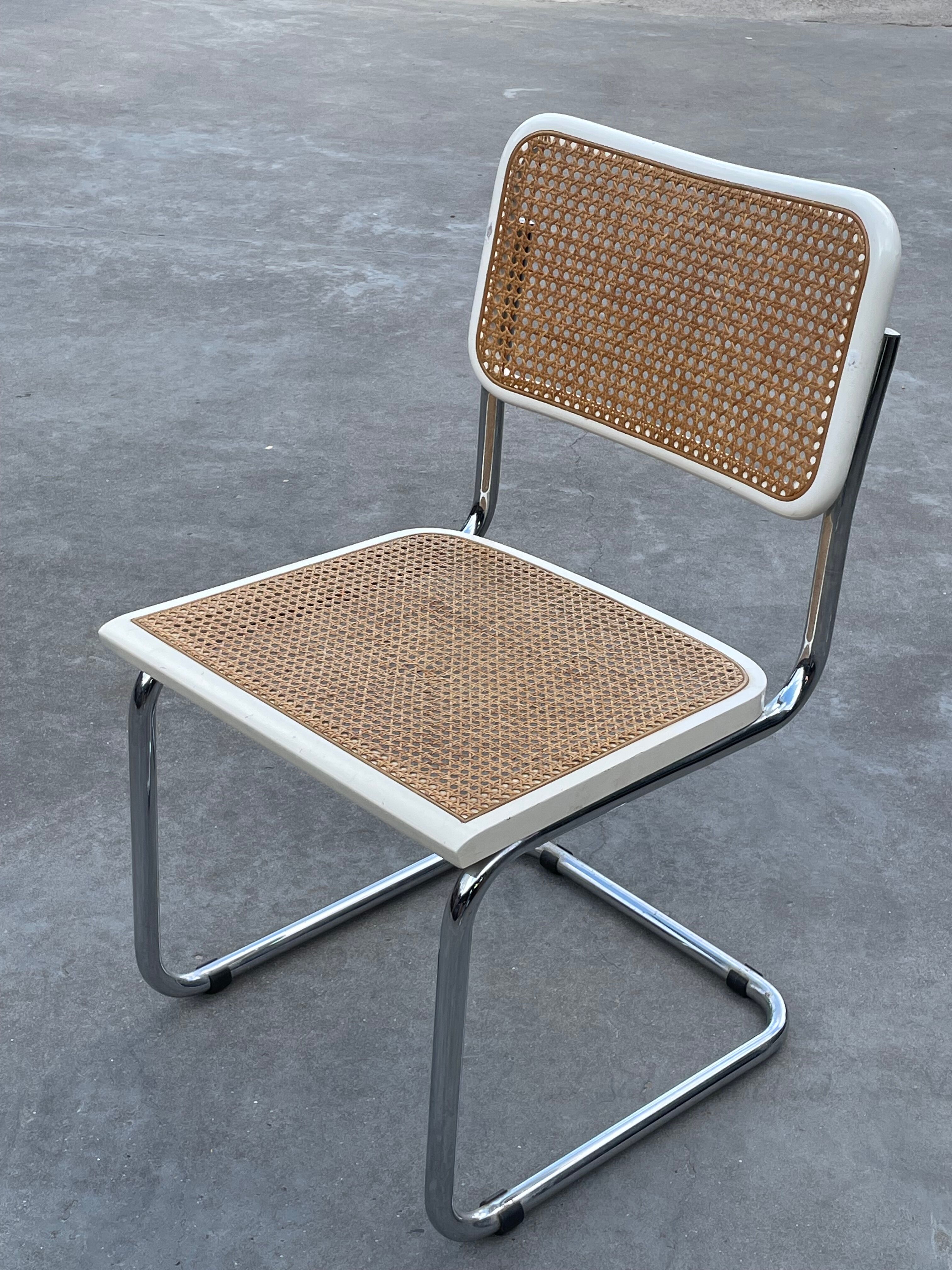 Cesca design chair b32 model in chrome