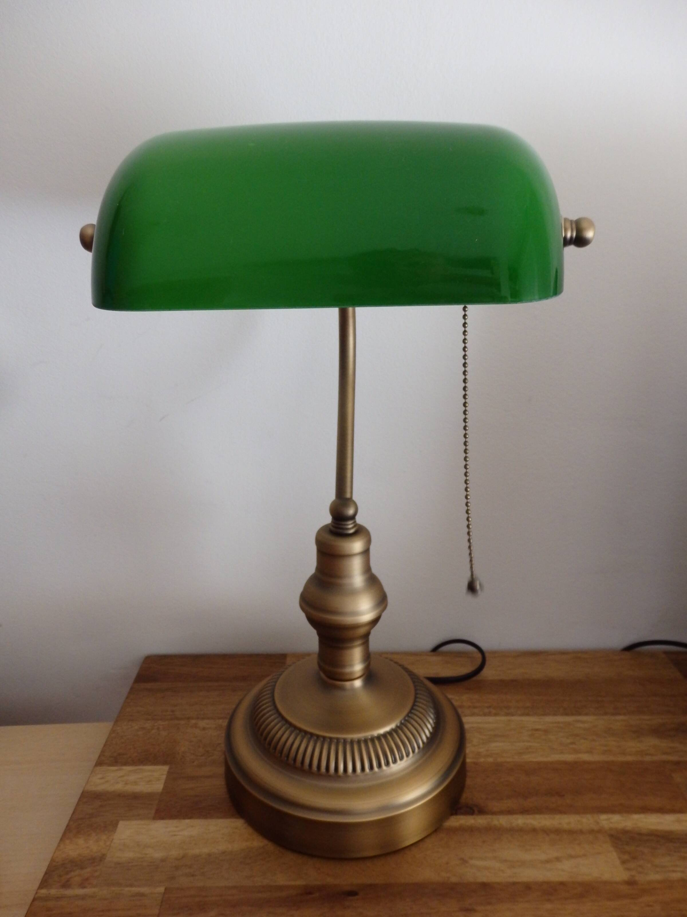Banker's lamp - clerk