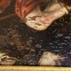 Fragment d’une huile sur panneau, XVIIIème siècle