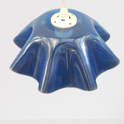1950 blue glass hanging