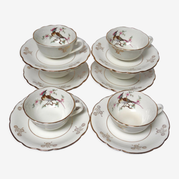 Set of 6 coffee cups in Gien Yokohama collection