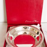Silver-plated baby plate, Orfévrerie de France, bowl