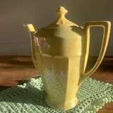 Pearly art deco teapot
