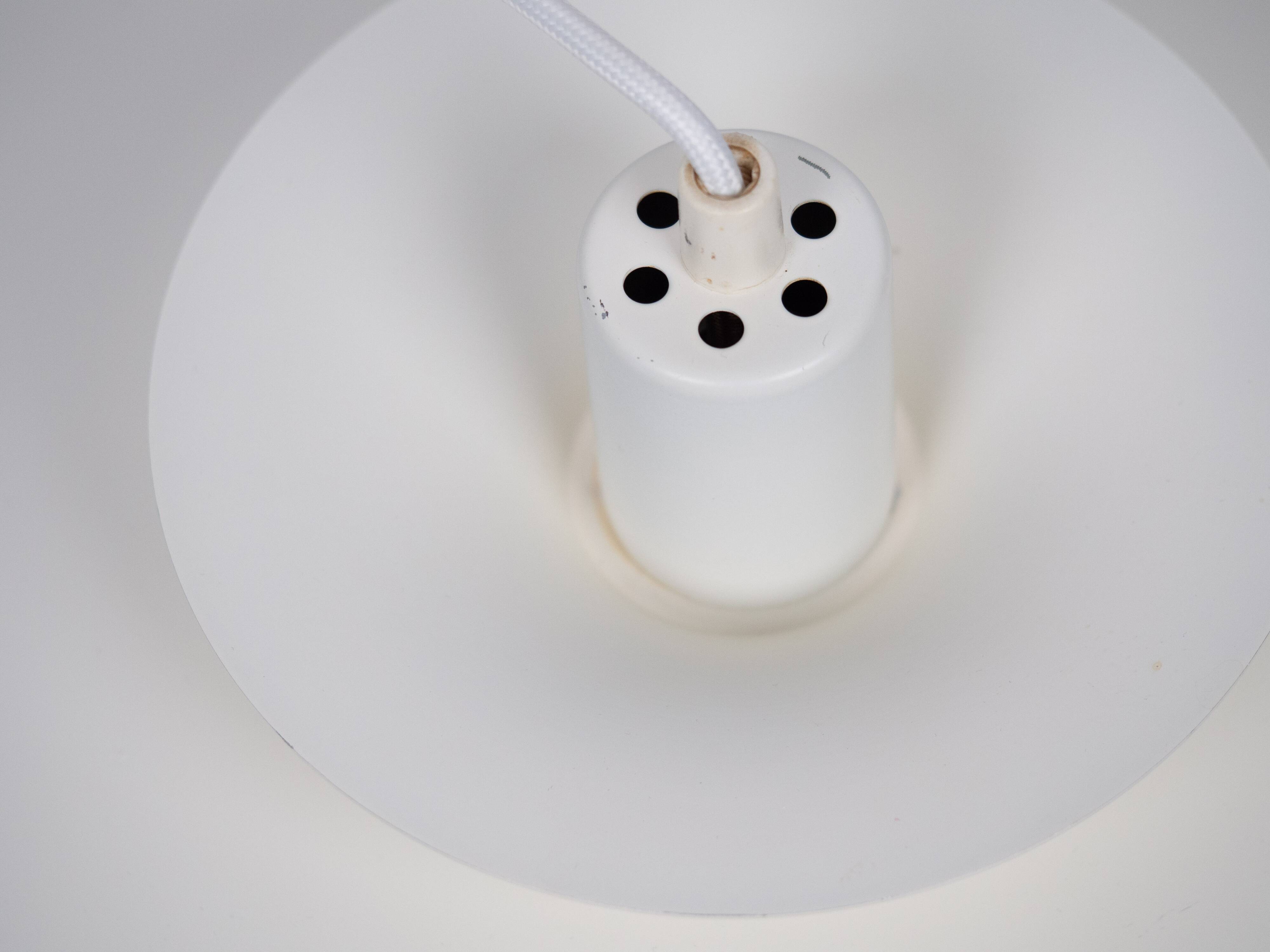 Danish vintage pendant lamp Donau by Kurt Wiborg, Jeka, 1980s