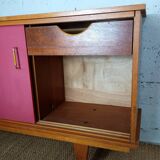 1950s enfilade with three sliding doors