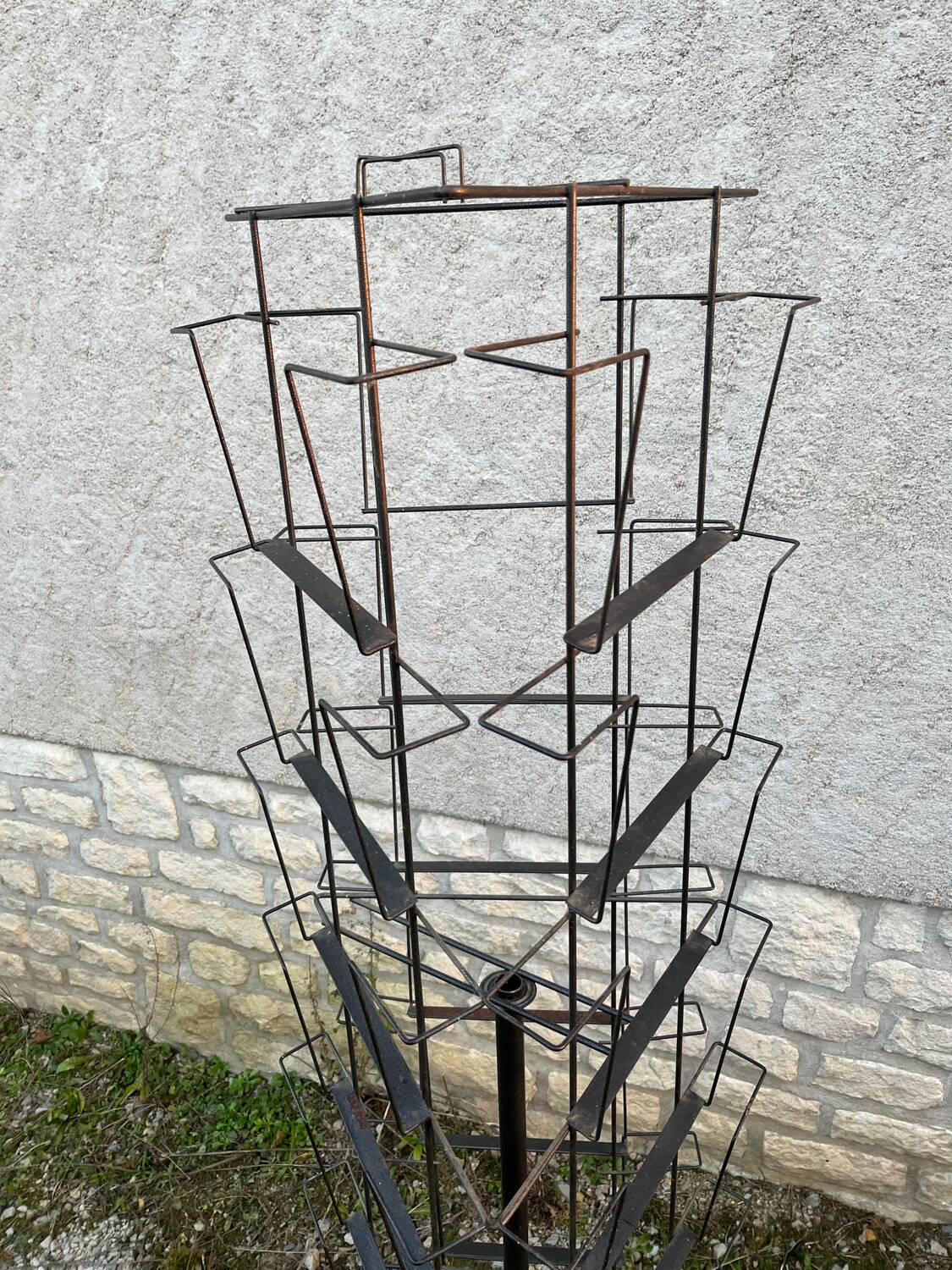 Postcard rotating display