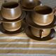 service of 6 cups and saucers HB Henriot Quimper France