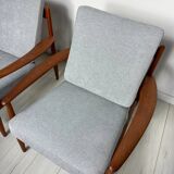 1950s Vintage Danish Teak Armchair by Grete Jalk for France & Daverkosen