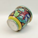 Multicolored ceramic pot cover 11.5cm