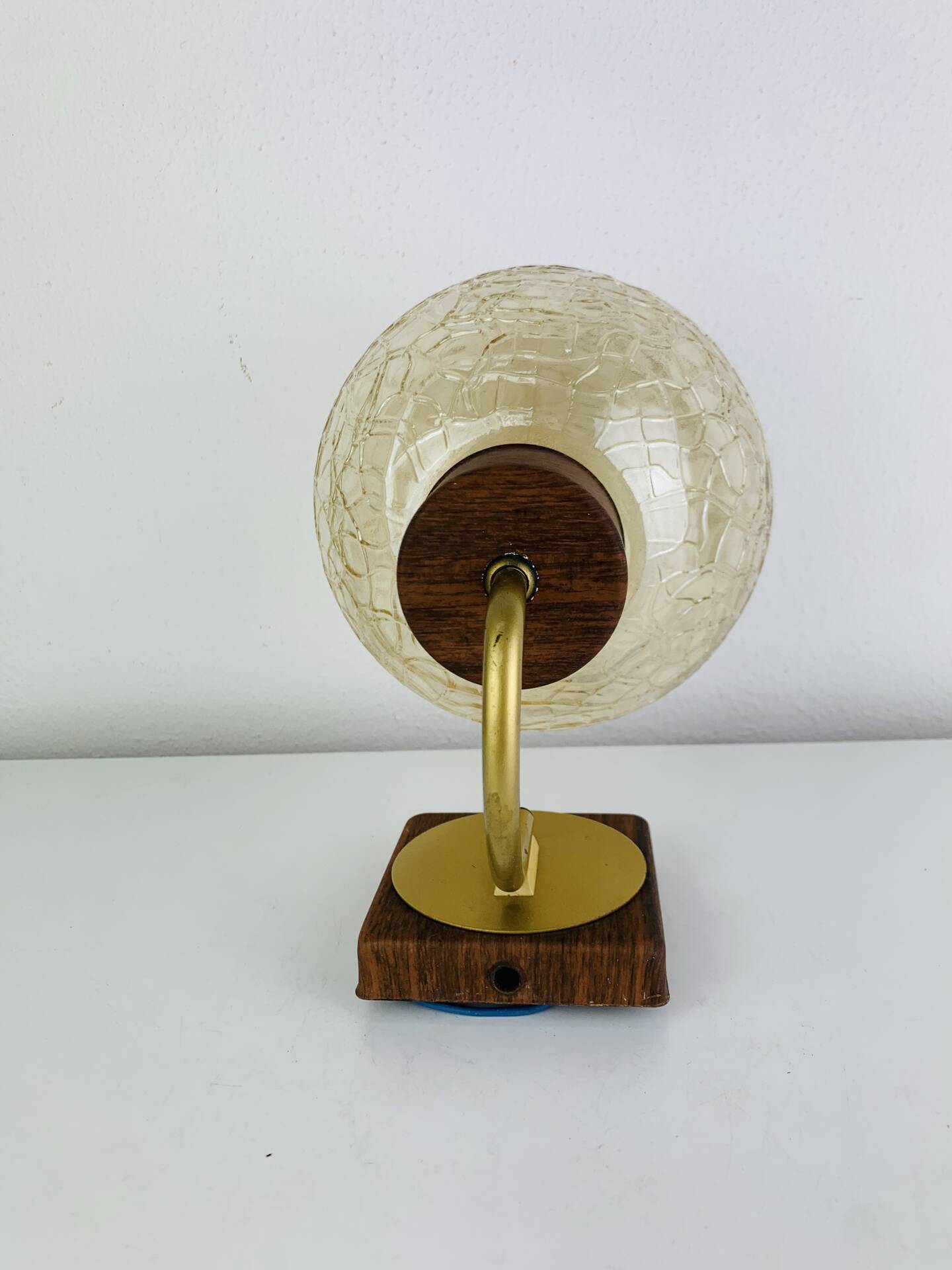 Globe glass wall light from the 1960s in Scandinavian style.