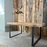 Vintage industrial coffee table (refurbished)