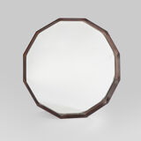 Miroir en bois octogonal de dino cavalli