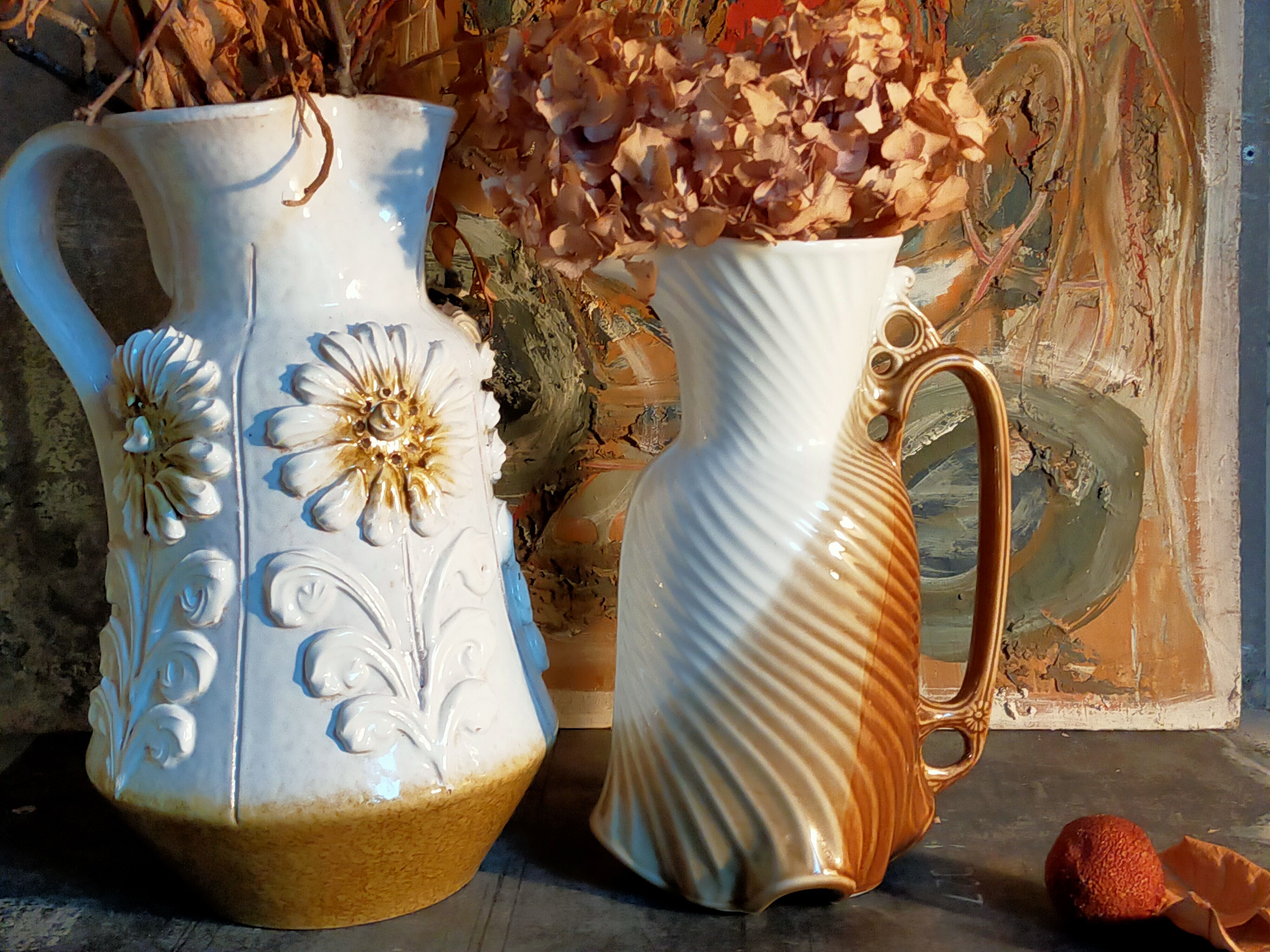 Pitcher Slurry Art-Nouveau early twentieth century