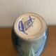Large lacquered ceramic vase signed Grech