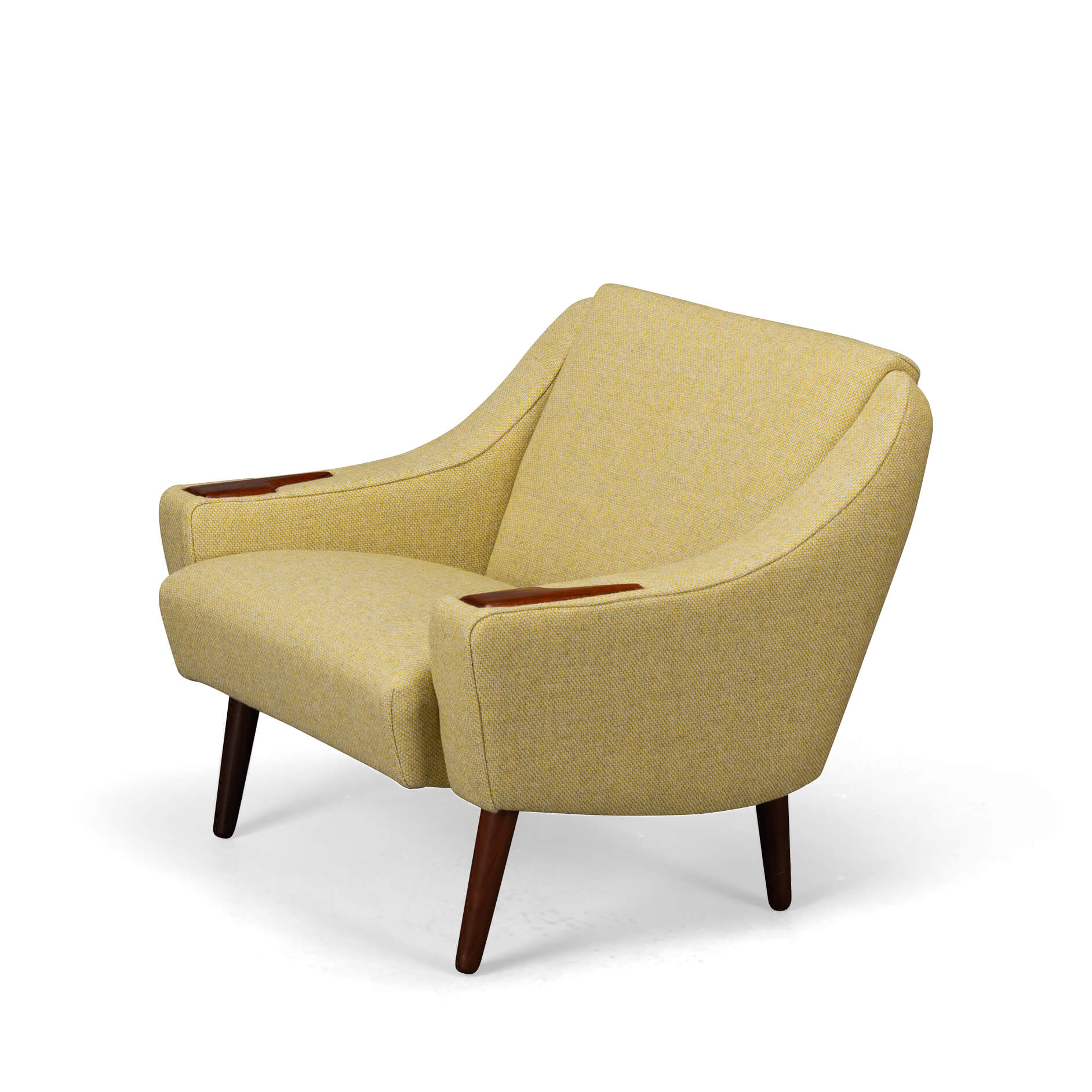Reupholstered Vintage Armchair by Johannes Andersen, 1960s