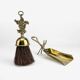 Brass chimney shovel and sweeper 30s