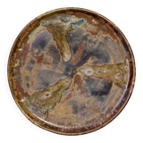 Glazed stoneware plate by Jean Langlade