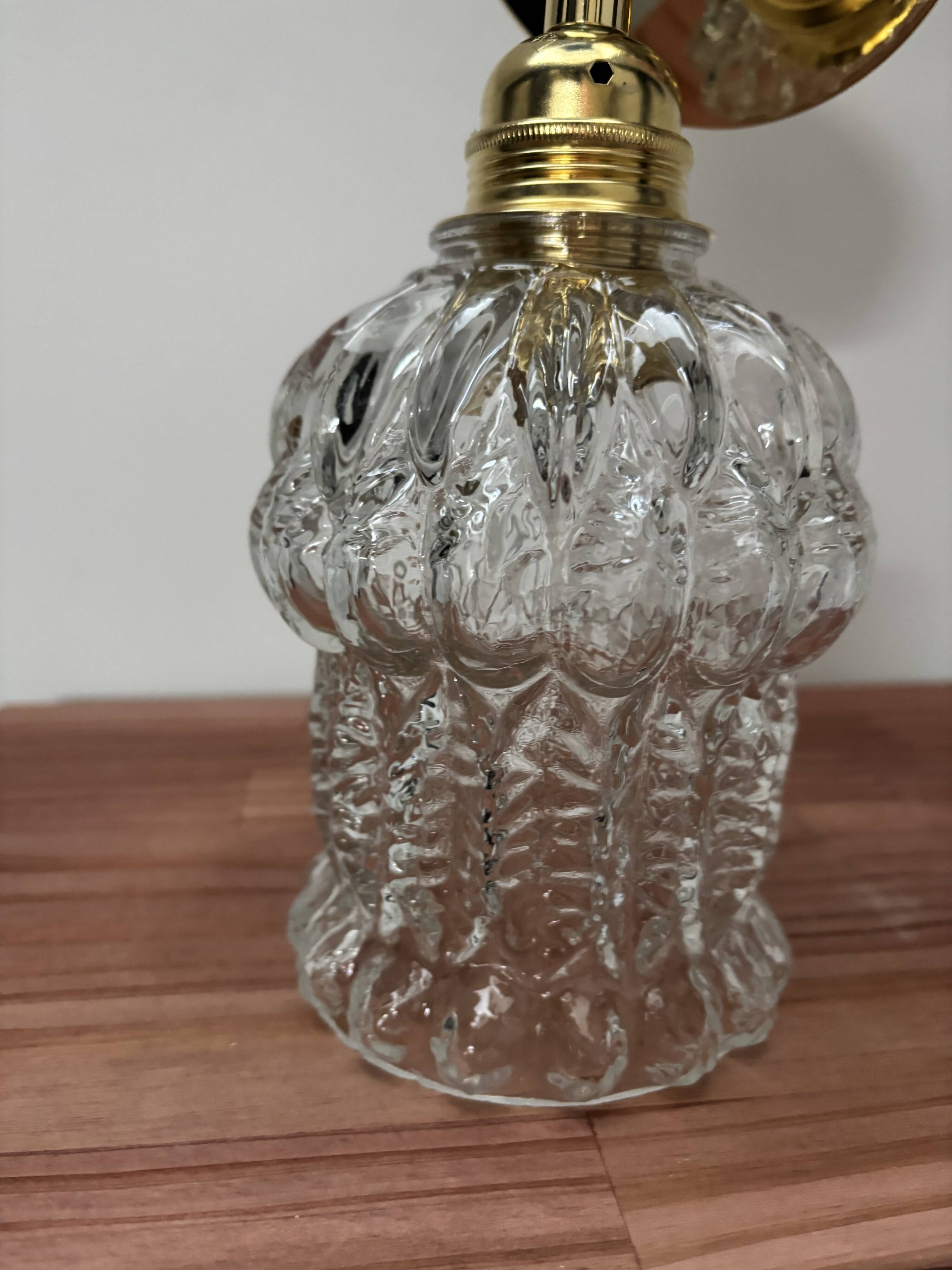 Applique murale dorée