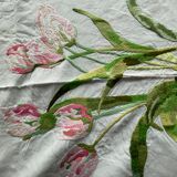 Nappe vintage brodée main