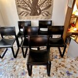 Set of six Mattéo Grassi chairs
