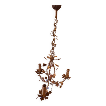Lustre decor de fleurs