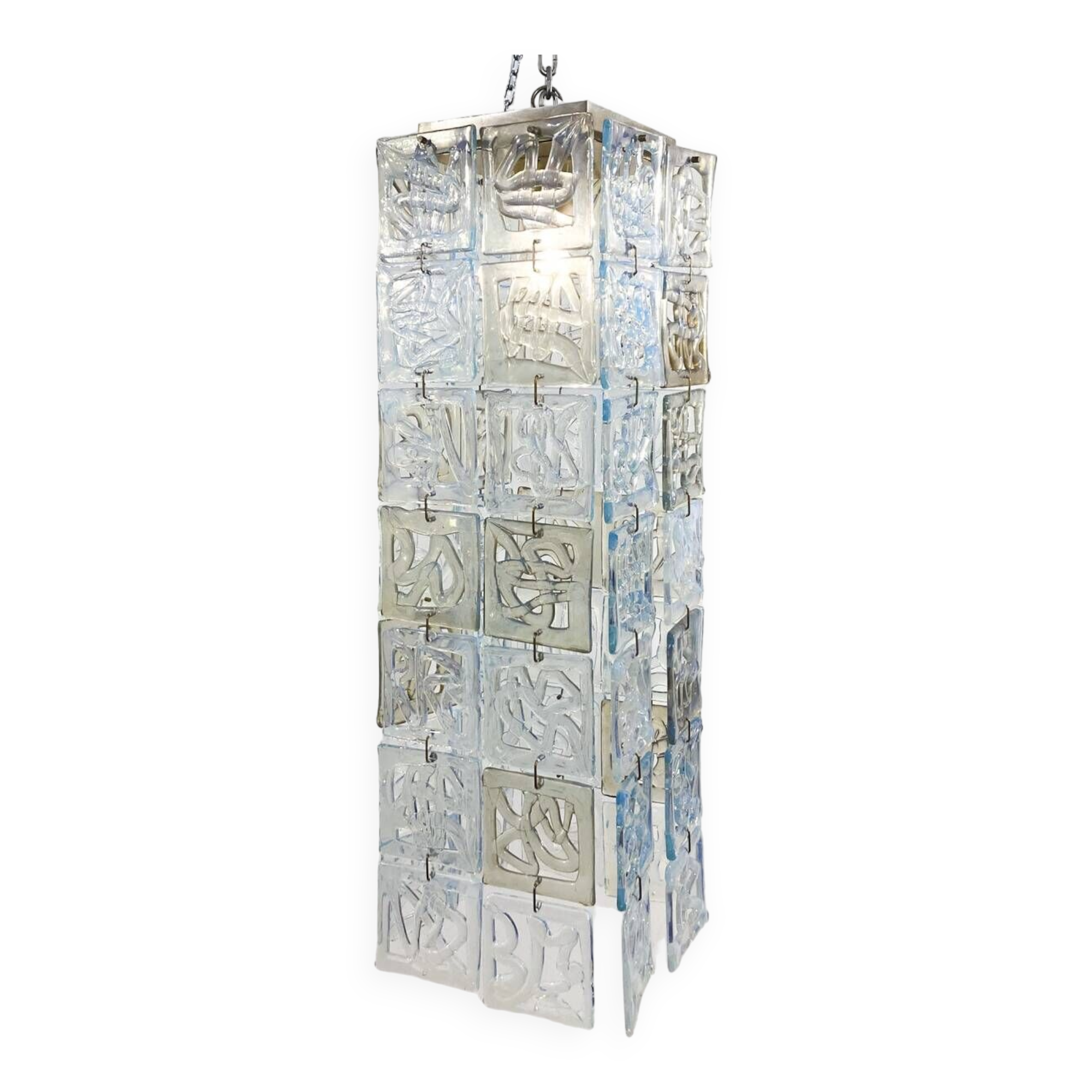 Mid-Century Murano Glass Ceiling Light