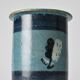 Small glazed ceramic pot by Menelika pottery, circa 1950.