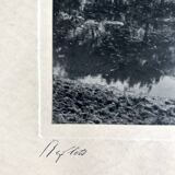 Georges lefebvre, reflets, photographie en n&b, vers 1930. signée à l'encre