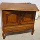 Small oak sideboard, rotating tray