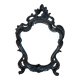 Old standing mirror, silvered bronze