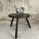 Vintage tripod coffee table in pine.